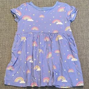 ⭐ 4 for $10 ⭐ - Garanimals Blue Dress with Rainbow Print
